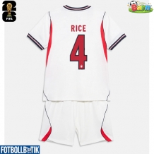 England Declan Rice #4 Hemmatröja Barn VM 2026 Kortärmad (+ Korta byxor)